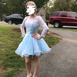 Light blue homecoming dress!